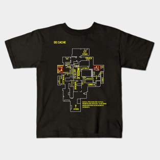 T-Shirt Csgo cache map overview Kids T-Shirt